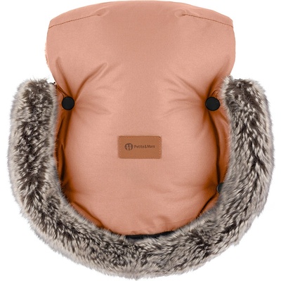Petite&Mars Rukávník / rukavice Furry Pastel Peach – Zboží Dáma