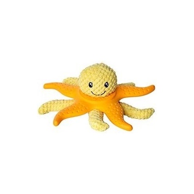 Kiwi Walker Hračka pro psa Octopus & Fish plyš TPR plyš oranžová 27 cm