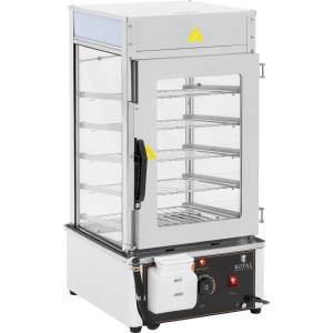 Royal Catering Пароварка за пелмени - 5 решетки с размери 30 x 29, 5 cm - 30 - 110 °C - Royal Catering RCDS-38/5 (RCDS-38/5)
