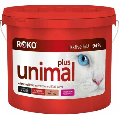 ROKO UNIMAL PLUS 4 kg jiskřivě bílá 94%