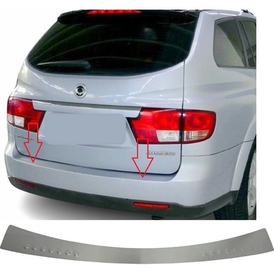 Nerez leštený kryt hornej hrany zadného nárazníka SSANGYONG Kyron FCL 2007-2014