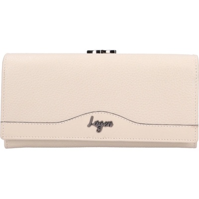 Lagen Dámska kožená peňaženka LG618 white