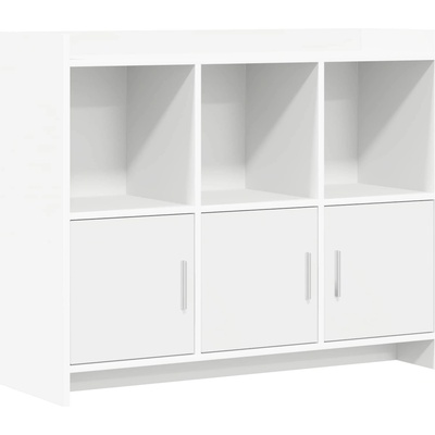 vidaXL Служебен шкаф Бяло 98, 5 x 33 x 80 см Инженерна дървесина (8011139)