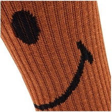 Market ponožky Vysoké Smiley 360001158 Hnedá