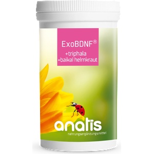 anatis Naturprodukte ExoBDNF® + Трифала + Байкалски шлемник - 180 капсули