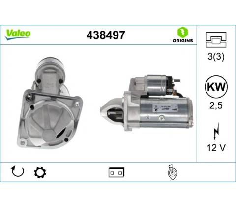 Štartér VALEO 438497