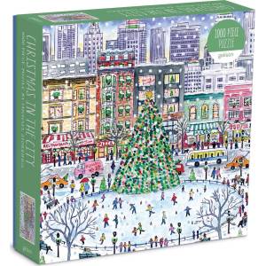 Galison - Puzzle Michael Storrings: Christmas in the City - 1 000 piese