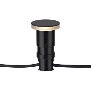 Markslöjd 106935 - Вградено външно LED осветително тяло GARDEN24 LED/3W/24V IP44 черно (ML1711)