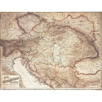 Monarchia Rakúsko- Maďarsko 1890 lamino+ lišta Freytag&Berndt