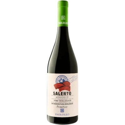 Paololeo Primitivo Agricolo Biologico 14% 0,75 l (holá láhev)