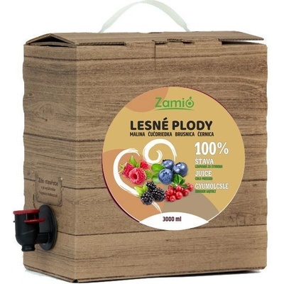 Zamio 100% ovocná šťava Lesné plody 3 l