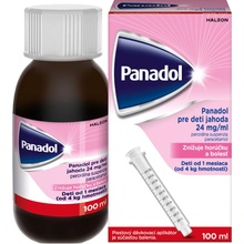 Panadol pre deti jahoda 24 mg/ml sus.por.1 x 100 ml