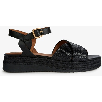 Geox Черни дамски кожени сандали Geox Eolie Geox | Cheren | ЖЕНИ | 37