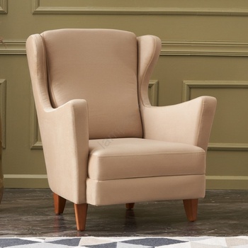 Asir Кресло-ушак nupi, кремаво (as3126)