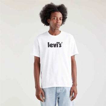 Levi's Тениска Levis Men's Short Sleeve Oversized Fit Oversized T-Shirts - Pstr Logo White
