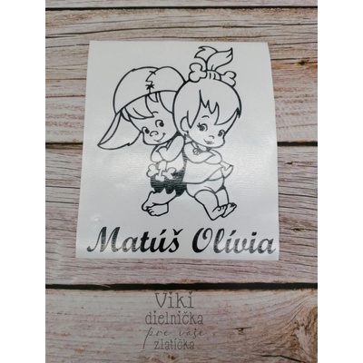 Nálepka na auto - 7 súrodenecká nie čierna