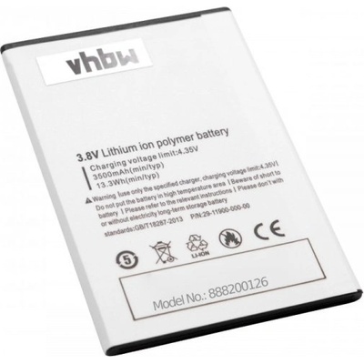 VHBW Батерия за Ulefone U008 / U008 Pro, 3500 mAh (888200126)