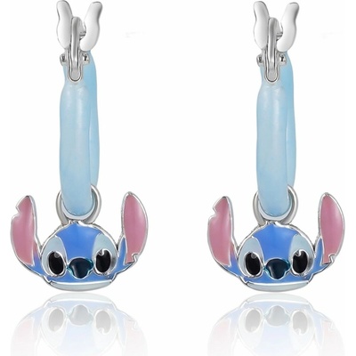 Disney stříbrné kruhy s přívěsky Stitch Mini ES00100SL.CS
