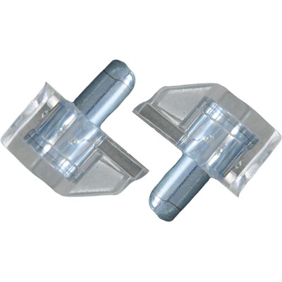 ZTS Policová podpěrka-plast+kov (pr.5x16mm),(Zn), transparentní plast F0501.01L1P – Zboží Mobilmania