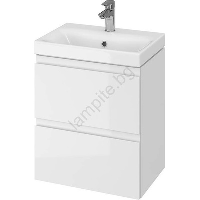 Cersanit S801-229-DSM - Стенен шкаф за баня с мивка MODUO SLIM бял (CS0165)