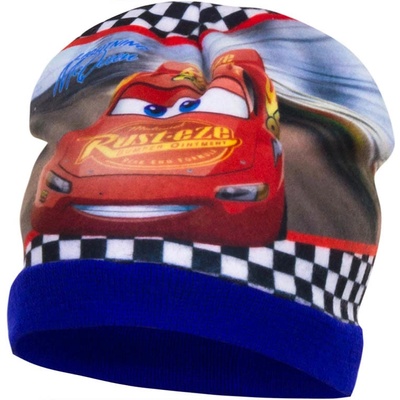Sun city dětská čepice Cars Auta polar fleece modrá