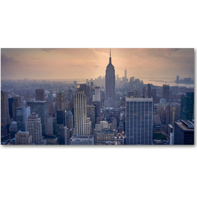 Foto obraz sklo tvrzené Manhattan New York 100x50 cm