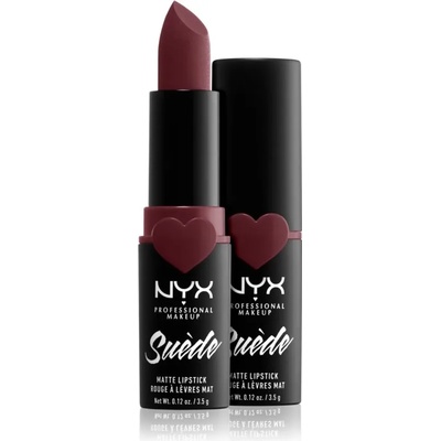 NYX Cosmetics Suede Matte Lipstick матиращо червило цвят 06 Lalaland 3.5 гр