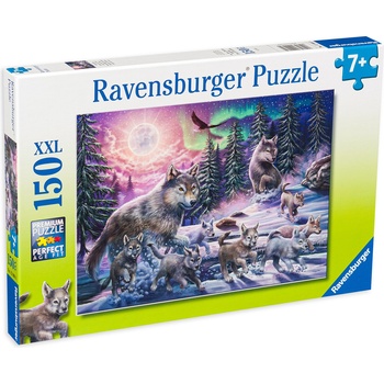 Ravensburger Пъзел Ravensburger от 150 XXL части - Вълци от севера (12908)