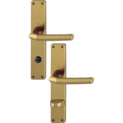 Hoppe BIRMINGHAM – WC – 72 mm klika/klika zlatá – Zboží Mobilmania