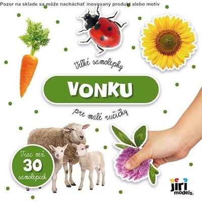 Veľké samolepky pre malé ručičky - Vonku -