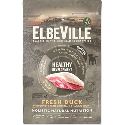 Elbeville Puppy and Junior All Breeds Fresh Duck Healthy Development 4 kg