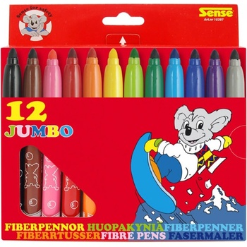 Sense Флумастeри Джъмбо - 12 бр (10397)