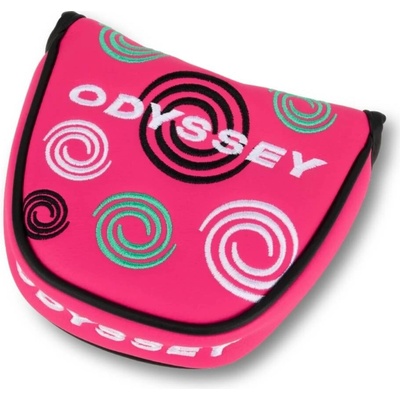 Odyssey Swirl Mallet Putter Headcover růžový