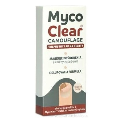 Myco Clear Camouflage Propustný lak na nehty 5 ml
