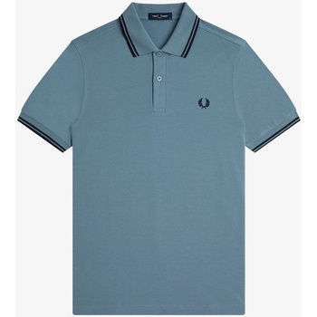 Fred Perry Блуза с яка Fred Perry Short Sleeve Twin Tipped Polo Shirt - Stock Blue Z56