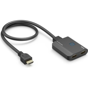Hama Сплитер 4K HDMI мъжко - 2 x HDMI женско, черен (205284) - ggbox