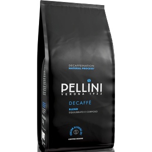 Pellini Кафе на зърна Pellini Decaffè, 200 г без кофеин