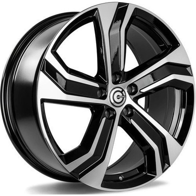 Carbonado Strike 8x19 5x108 ET45 black front polished