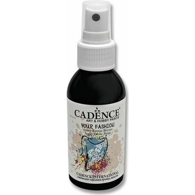 Cadence textilní barva ve spreji černá 100 ml