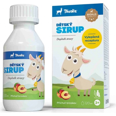 Bioalis Detsky Sirup s kozim kolostrom 120 ml