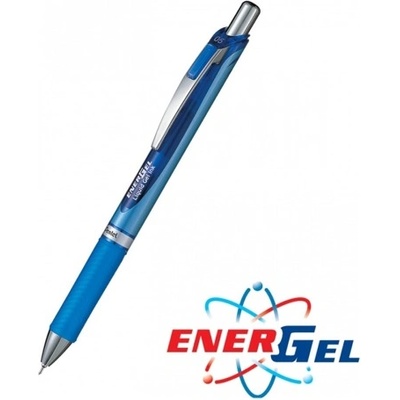 Pentel Автоматичен ролер Pentel Energel BLN75, син цвят на писане, дебелина на линията 0.5 mm, гел, син, цената е за 1бр. (продава се в опаковка от 12бр. ) (OK26819)