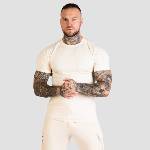 GymBeam Тениска TRN Fitted Sand XXXL
