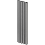  ЛАМЕЛЕН ПАНЕЛ m vilo mpc 16х265см brushed steel (brushed steel)