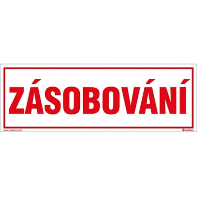 Plast zásobování, Materiál plast, formát 290x100 mm, K přišroubování