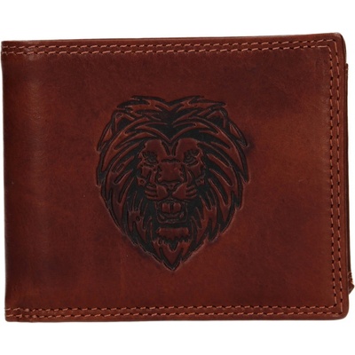 Pánská kožená SendiDesign Lion hnědá