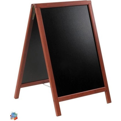 SECURIT Ponuková stojanová tabuľa DUPLO SANDWICH 80 x 55 cm