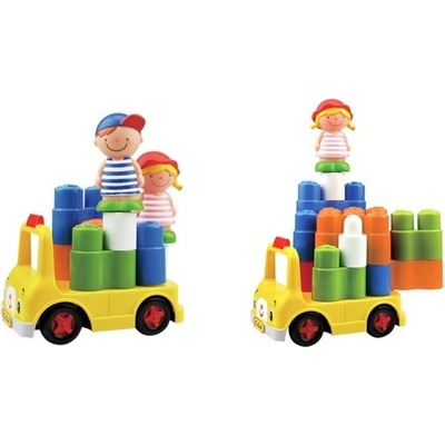 Ks Kids Diaľkovo ovládaný školský autobus - sada kociek
