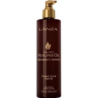 Lanza Keratin Healing Oil Лечебен крем за коса Emergency Part B, 295 ml
