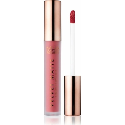 MUA Makeup Academy Velvet Matte matná tekutá rtěnka Heartbreaker 3 ml