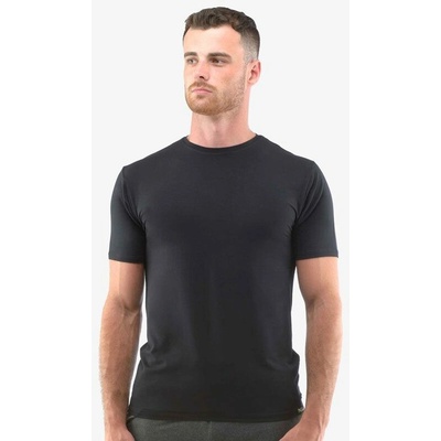 Gina pánske tričko slim fit s krátkym rukávom 78005P čierne